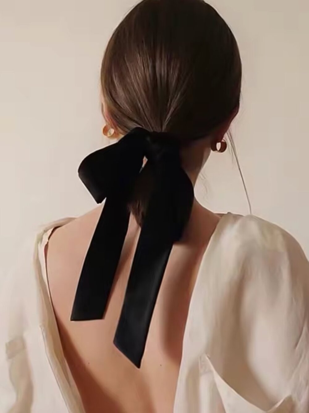 Bow Hair Scrunchie - Picture 1 of 2